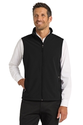 Men's Black Port Authority Core Soft Shell Vest CLOSEOUT