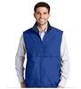 Men's Royal/Navy Reversible Fleece/Nylon Vest CLOSEOUT