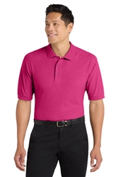Men's Tropical Pink Silk Touch Polo CLOSEOUT