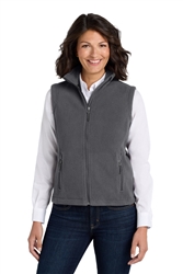 Grey Port Authority Ladies Value Fleece Vest CLOSEOUT