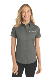 LADIES S/S TWILL SHIRT