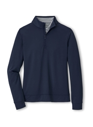 Peter Millar Women's Navy Perth Performance 1/4 Zip CLOSEOUT