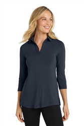 Women's Navy Port Authority Luxe Knit Tunic CLOSEOUT