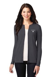 LADIES CONCEPT STRETCH BUTTON-FRONT CARDIGAN