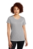Women's Silver Sport-Tek PosiCharge Competitor Cotton Touch Scoop Neck Tee CLOSEOUT