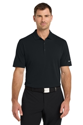 Black Nike Dri-Fit Micro Pique 2.0 Polo CLOSEOUT