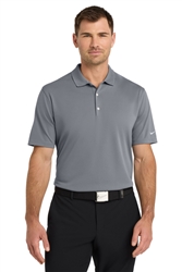 Cool Grey Nike Dri-Fit Micro Pique 2.0 Polo CLOSEOUT