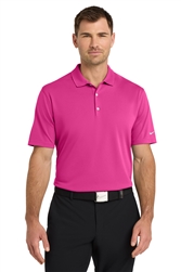 Vivid Pink Nike Dri-Fit Micro Pique 2.0 Polo CLOSEOUT