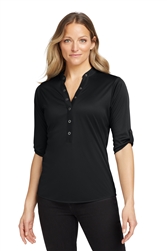 Women's Black OGIO Crush Henley CLOSEOUT