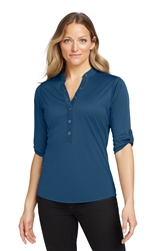 Women's Blue Indigo OGIO Crush Henley CLOSEOUT