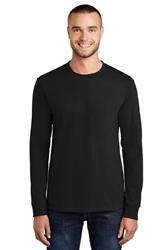 Black Port & Company Long Sleeve Essential Tee CLOSEOUT