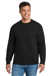 Black Port & Co Essential Fleece Crewneck Sweatshirt CLOSEOUT