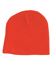 Blaze Orange Sportsman 8" Beanie CLOSEOUT