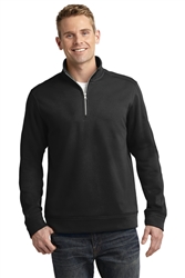 Men's Black Sport-Tek Repel Fleece 1/4-Zip Pullover CLOSEOUT
