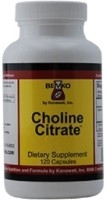 Choline Citrate 800 mg, 120 caps by Bevko