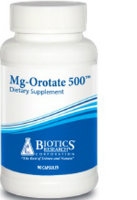 Mg-Orotate 500, 90 caps by Biotics