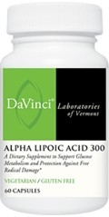 Alpha Lipoic Acid 300 mg, 60 caps by Davinci