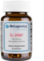 D3 5000, 120 softgels by Metagenics