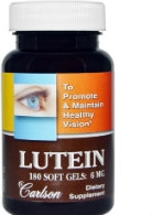 Lutein 6 mg, 60 gels by Carlson Labs