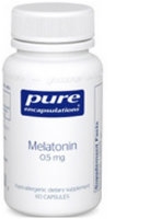 Melatonin 0.5 mg, 60 vcaps by Pure Encapsulations