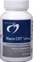 Niacin CRT 500mg, 60 Tabs by Designs For Health