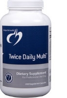 Twice Daily Multi, 240 vcaps by Designs for Health
