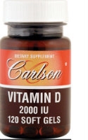 Vitamin D 2,000 IU, 120 softgels by Carlson Labs