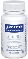 Zinc 30, 60 caps by Pure Encapsulations
