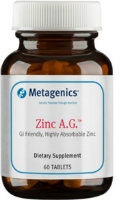 Zinc A.G., 60 tablets by Metagenics