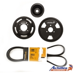 Achilles Motorsports Race Underdrive Pulley Set - BMW E46 M3 S54