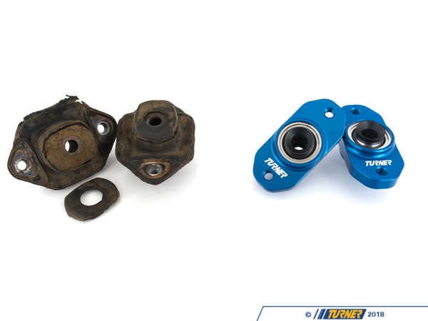 TMS Monoball Lower Rear Shock Mount - Pair - E88, E82, E9X