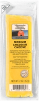 Medium Cheddar Cheese 2oz.
