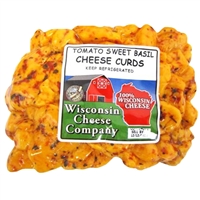 Tomato Sweet Basil Cheese Curds 10oz.