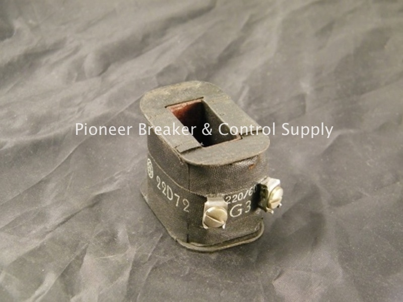 22D72G3 (R) GENERAL ELECTRIC OPERATING MAGNETIC COIL 220VOLTS