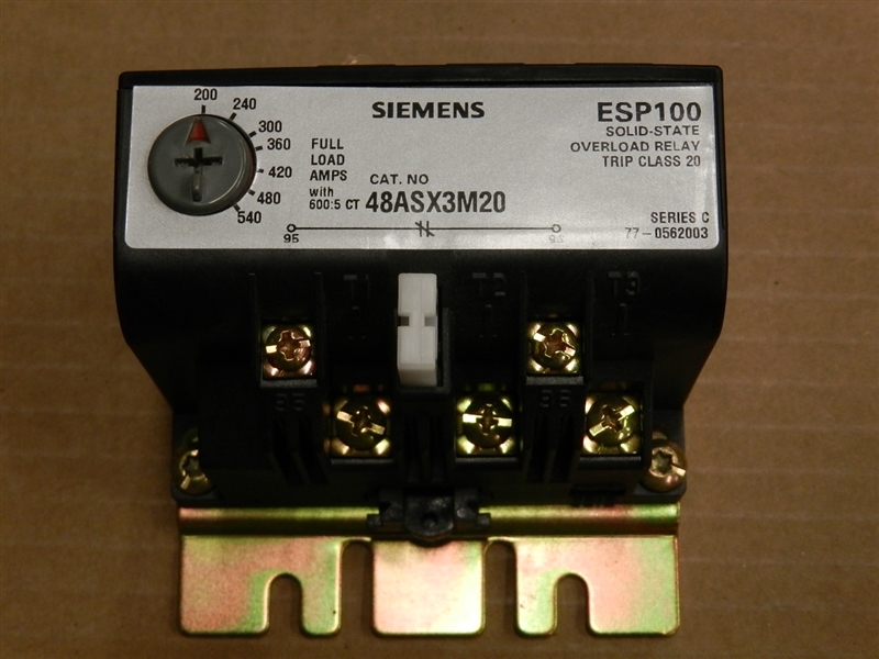 48ASX3M20-S SIEMENS  FURNAS 200-540 Overload RELAY 48ATL3S00