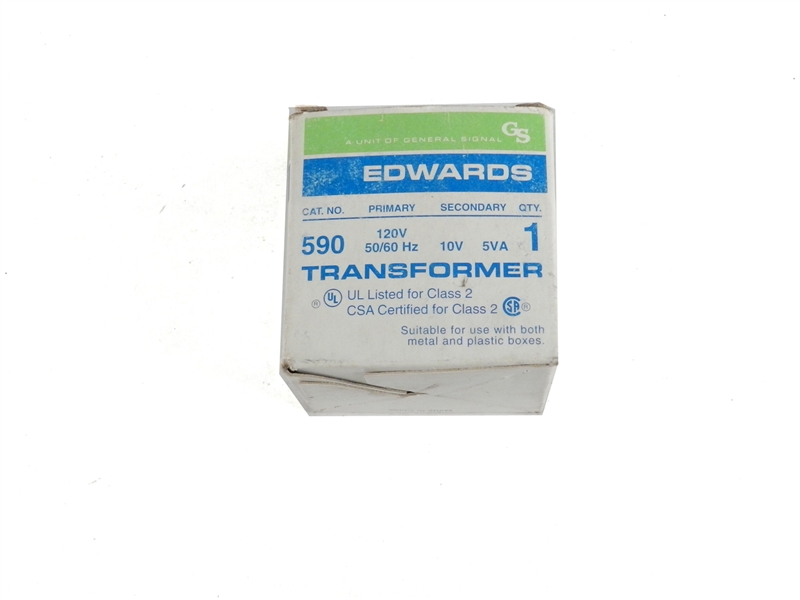 590 EDWARDS 5VA 120-10V TRANSFORMER