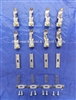 6-2-4 CUTLER HAMMER/EATON OEM REPLACEMENT CONTACT KIT; 4 POLE; OLD STYLE; FOR BULLETIN 9575; MODEL 6-2-4; 10A RELAY; 624