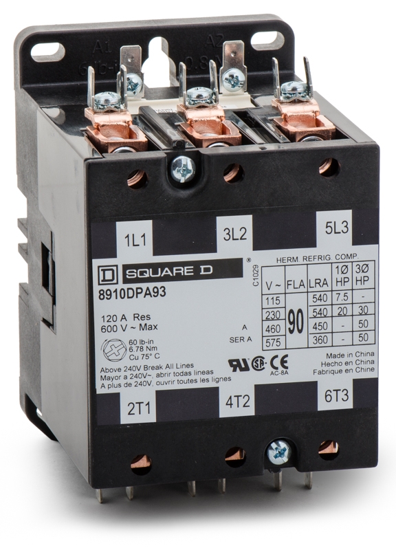 8910DPA93V09 Square D Definite Purpose Contactor