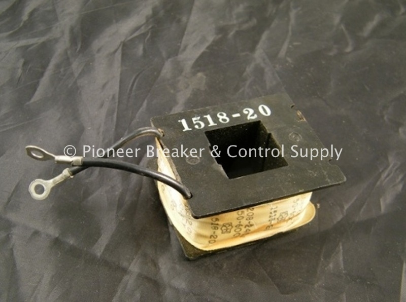 9-1518-20 CUTLER HAMMER/EATON 9151820/C-H/ OPERATING MAGNET COIL; 208V/240V 50HZ/60HZ; FOR TYPE 9560; 9584; 9586; SERIES A/B; 9560H/9584H/9586H; 60A/75A/90A/120A RESISTIVE AMPERE SIZE; DEFINITE PURPOSE CONTACTORS/AC STARTERS & CONTACTORS/COIL SUFFIX -50/