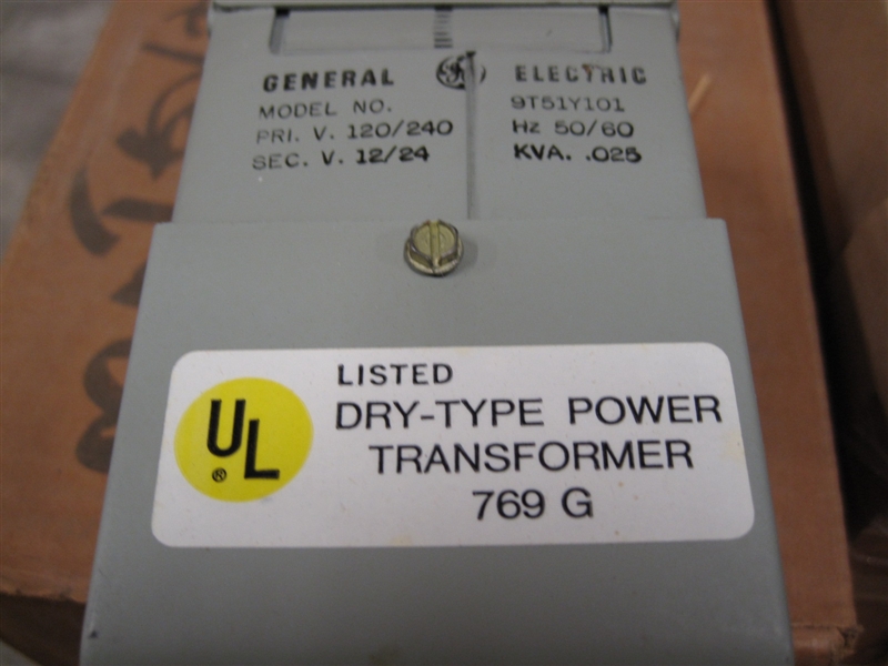 9T51Y101 GE 25VA 120/240-12/24V TRANSFORMER