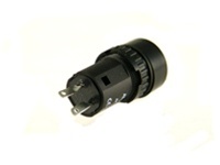 BUZ-16B-24VAC/DC BUZZER 16MM BLACK 24V AC OR DC