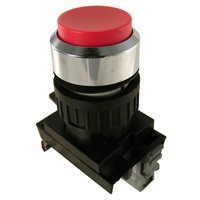 CBK-MPER ABB PUSHBUTTON, MOM, RED, EXT, OPERATOR OPERATOR ONLY
