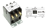 CN-PBC303-120V-AUX-11 DEFINITE PURPOSE CONTACTOR 30AMP 3POLE 120VCOIL 30 FLA 40 RES DP30C3P-1 INCLUDED 1NO 1NC SIDE MOUNTED AUXILIARY CONTACTS