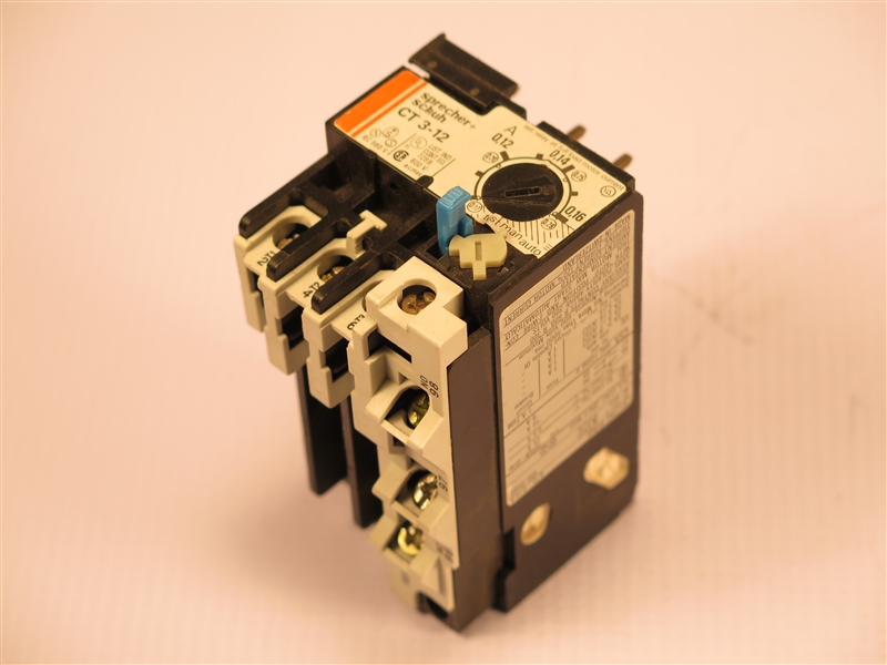 CT3-12-0.16 OVERLOAD RELAY FITS CR4G1WA .10-.16A