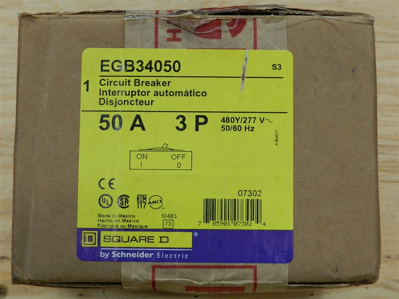 EGB34050-S SQUARE D CIRCUIT BREAKER