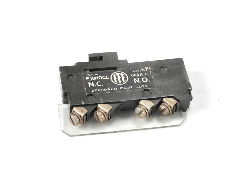 F10NOCL (R) GOULD/TELM. 1NO 1NC AUXILIARY RIGHT H