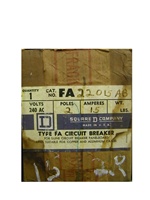 FA22015AB (S) SQUARE D CIRCUIT BREAKER