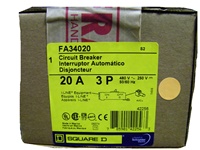 FA34020 SQUARE D CIRCUIT BREAKER