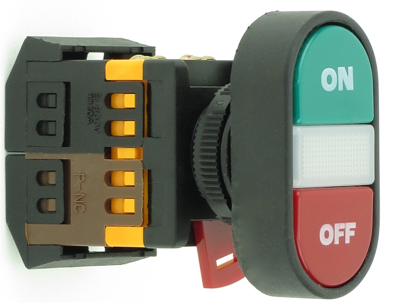 PB-22-GON-ROFF-CL-120V PUSH BUTTON