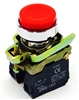 PBC-P22XTMO1-ER-11 REPLACEMENT FITS TELEMECANIQUE PUSHBUTTON RED EXTENDED MOMENTARY METAL 1NO 1NC